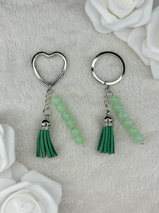 Porte clés Pompons Vert